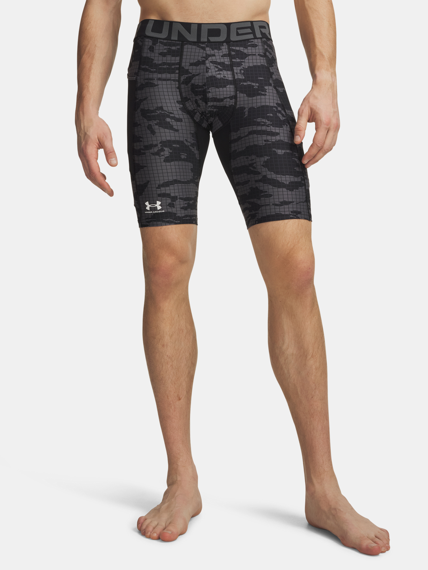 Under Armour Férfi Edző Rövidnadrág UA HG Printed Lng Short