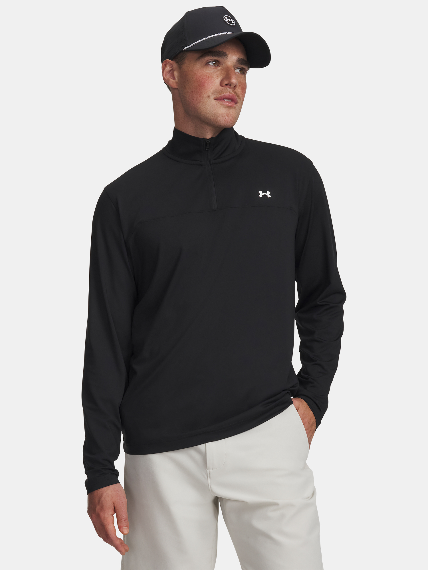 Under Armour Férfi Hosszú Ujjú Edzőpóló UA T2G 1/4 Zip