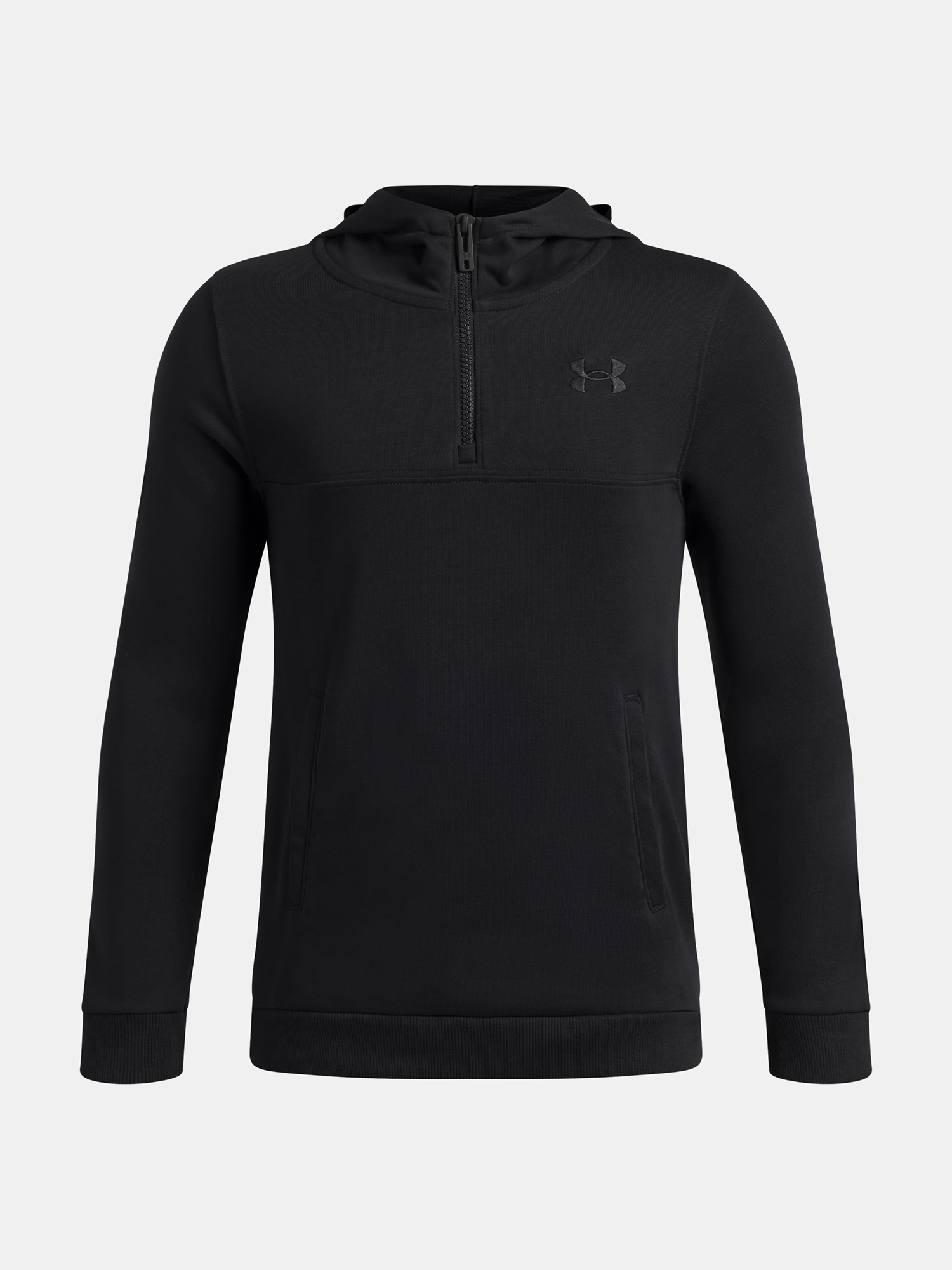 Under Armour Gyerek Pulóver UA RIVAL LW 1/4 ZIP HOODIE