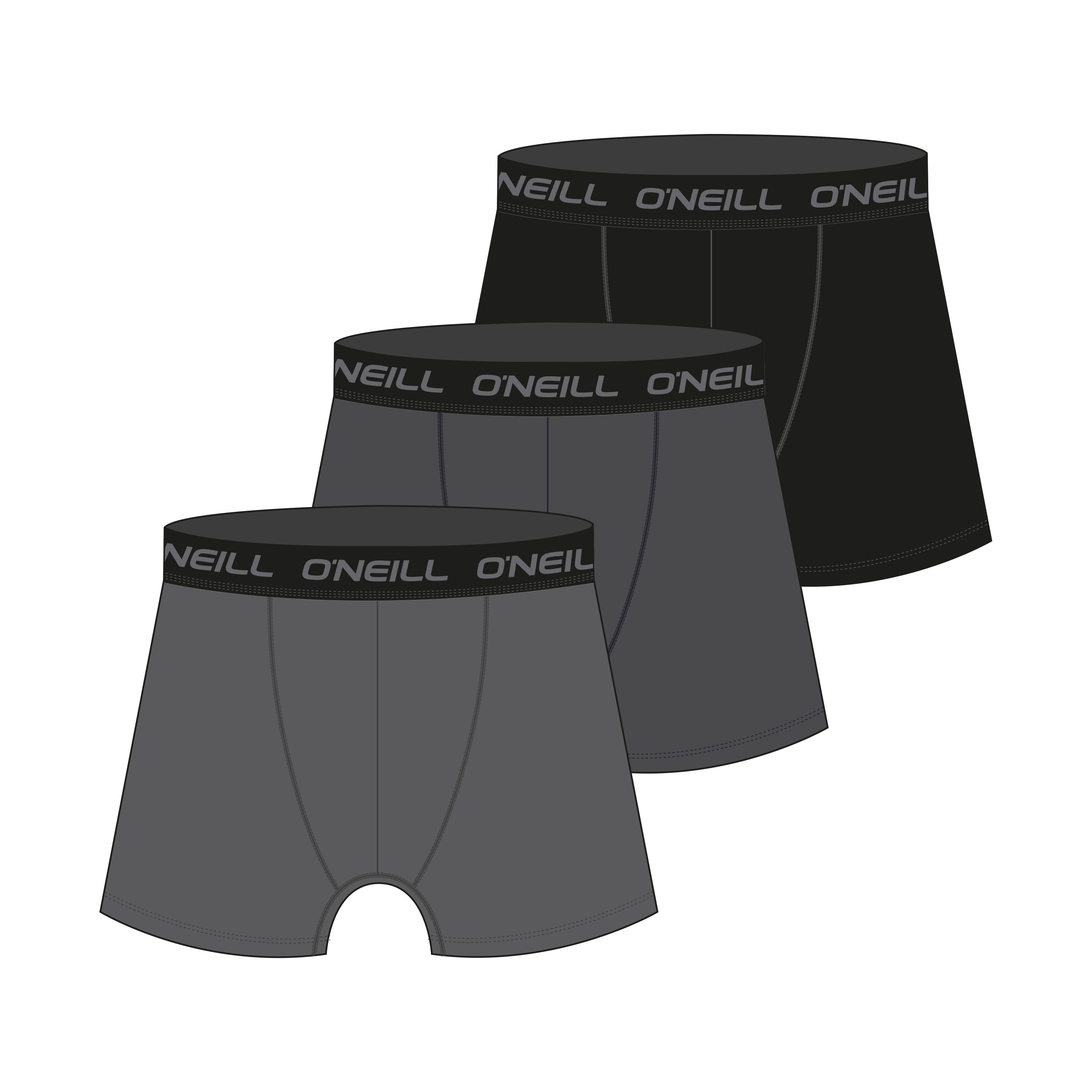 O'Neill Férfi Alsónadrág (boxer) Men Boxershorts Uni 3-Pack