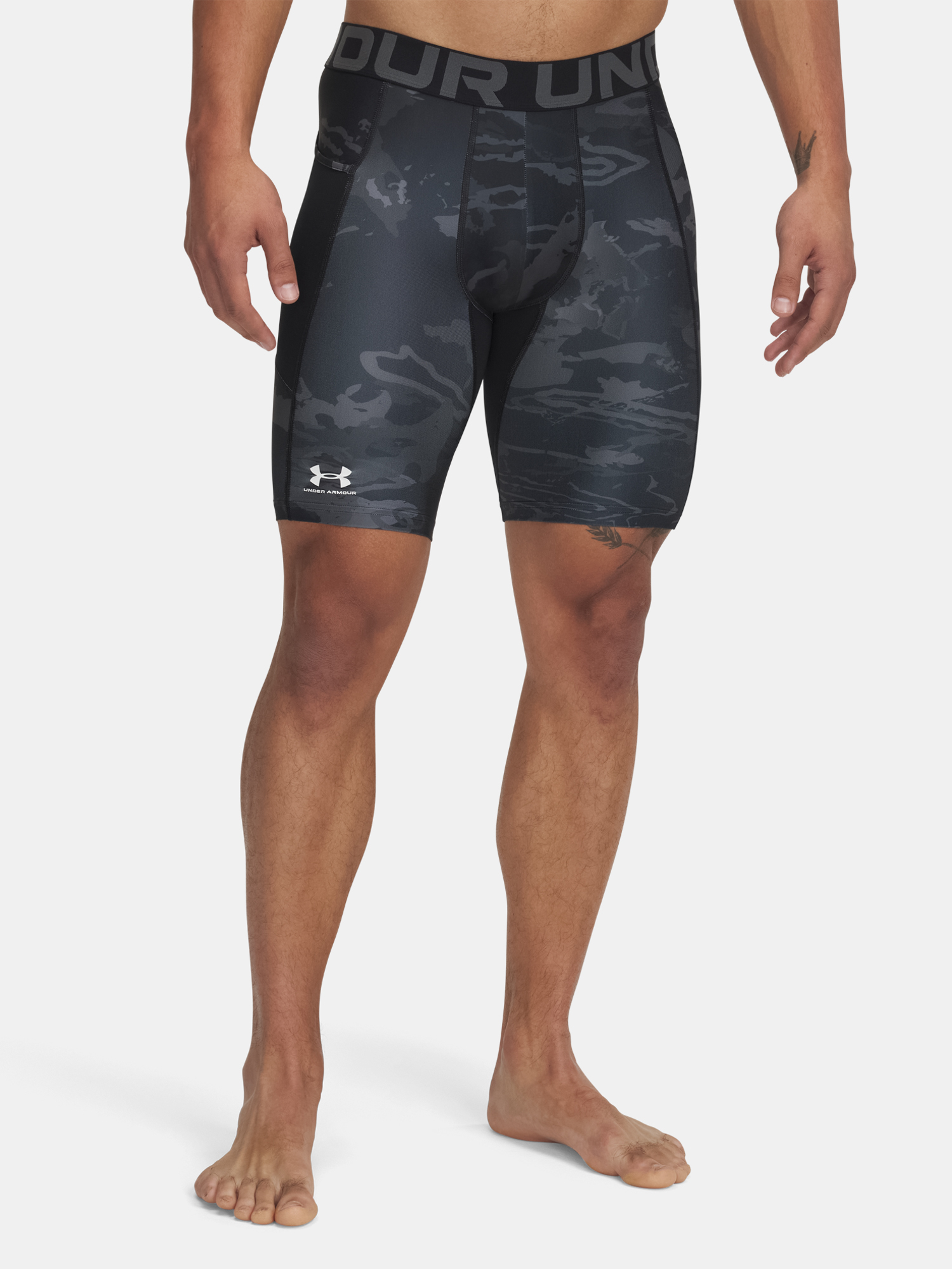 Under Armour Férfi Edző Rövidnadrág UA HG Armour Printed Lg Sts
