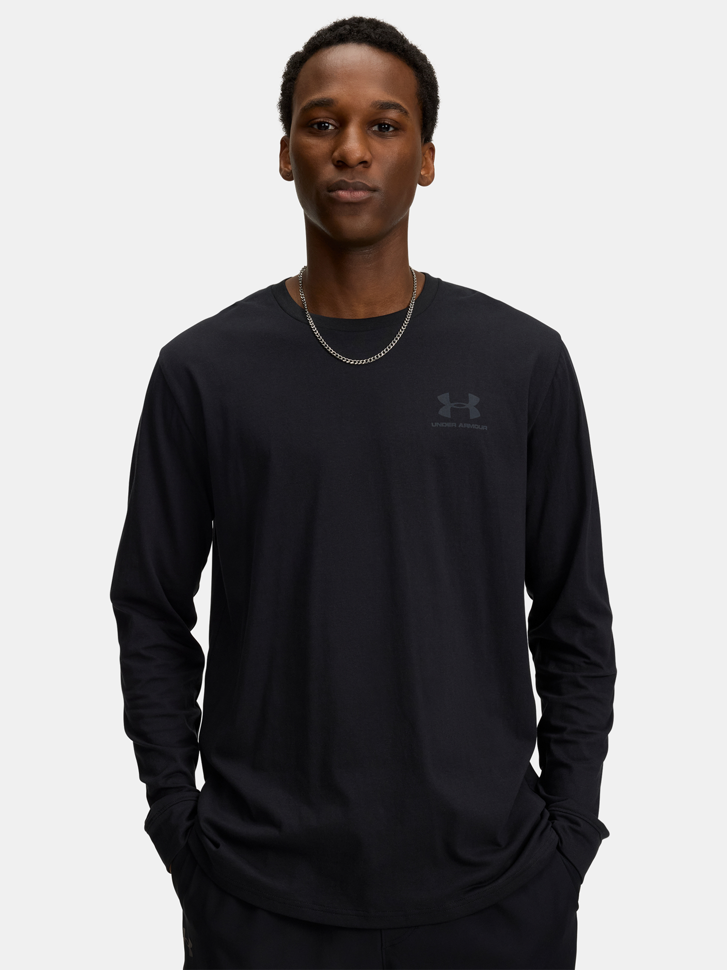 Under Armour Férfi Hosszú Ujjú Póló SPORTSTYLE LEFT CHEST LS póló