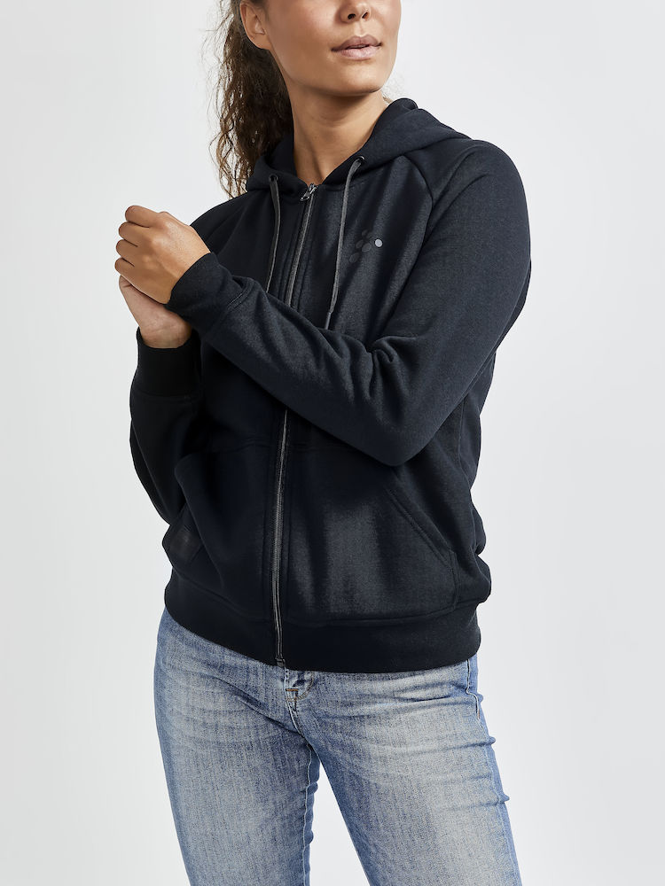 Craft Női Cipzáras Pulóver CORE CRAFT ZIP HOOD W