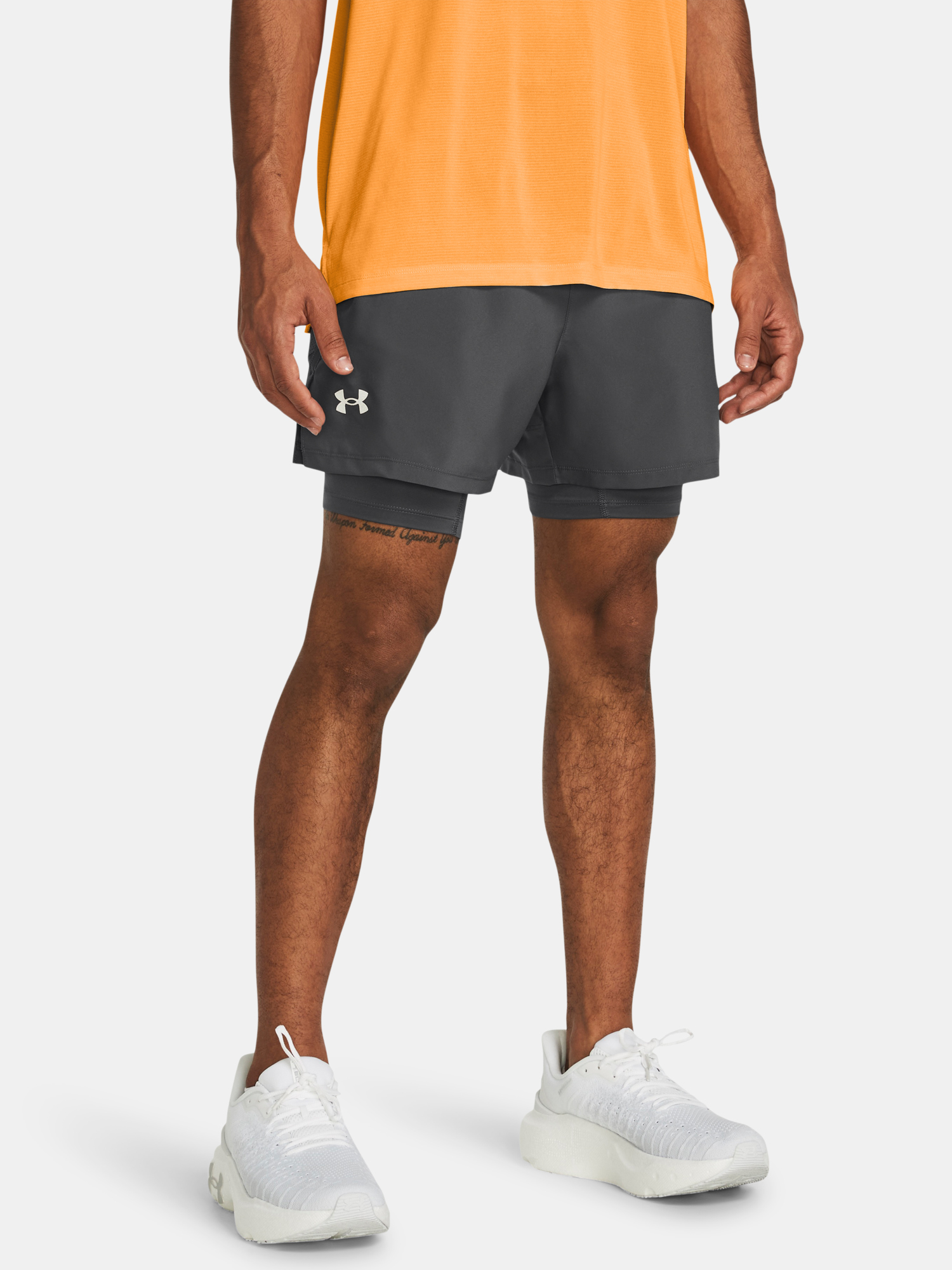 Under Armour Férfi Futó Rövidnadrág UA LAUNCH 5'' 2-IN-1 SHORTS