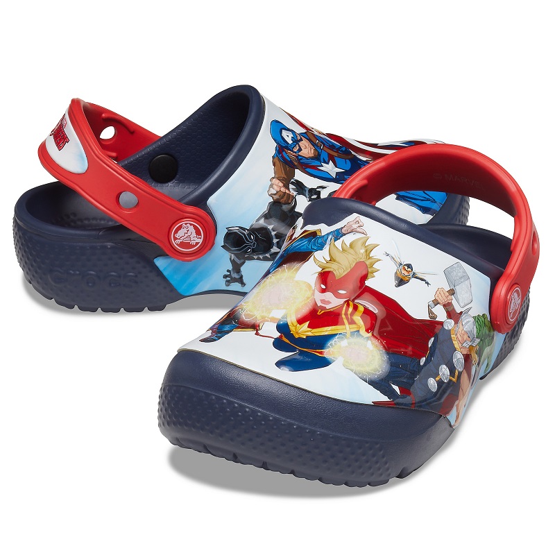 Crocs Gyerek Papucs Crocs FL Avengers Patch Clog K