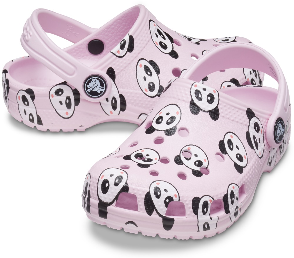 Crocs Gyerek Papucs Classic Panda Print Clog K