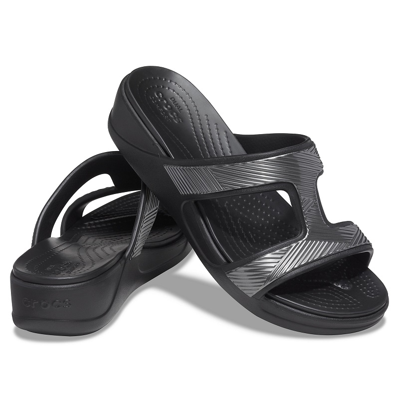 Crocs Papucs Crocs Monterey Metallic SO Wedge W