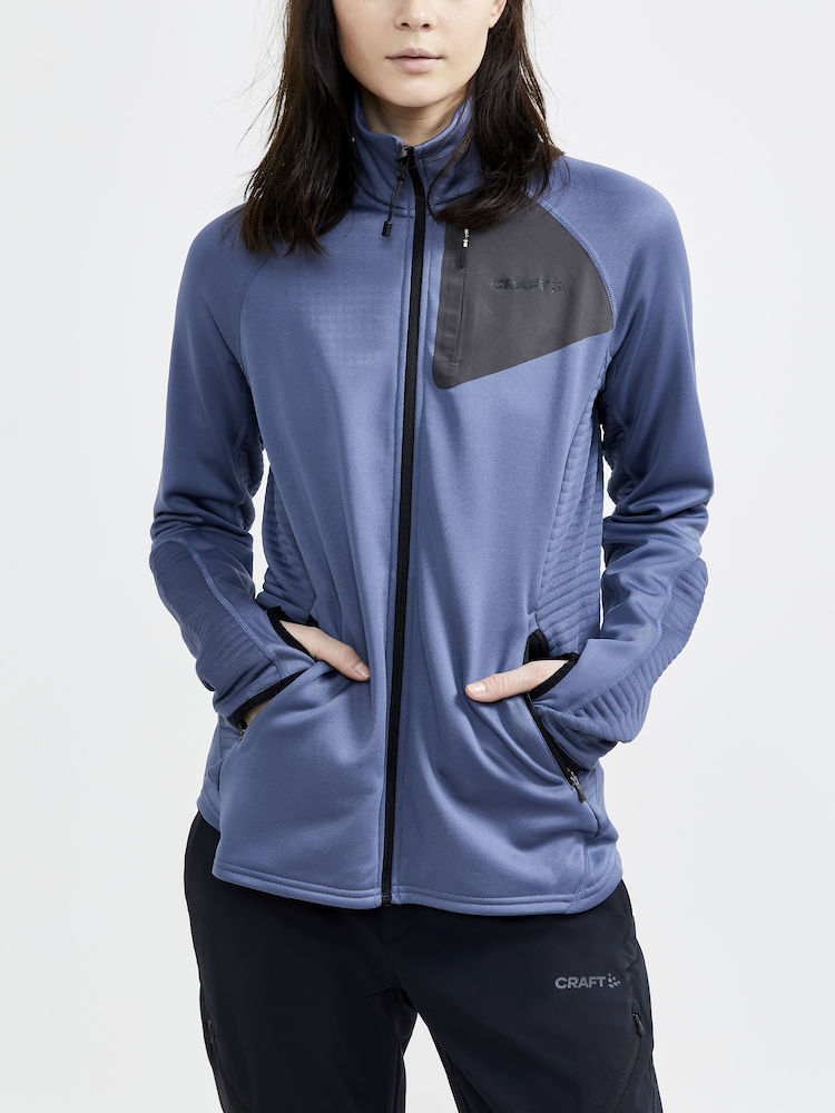 Craft Női Cipzáras Futópulóver ADV TECH FLEECE THERMAL MIDLAYER W