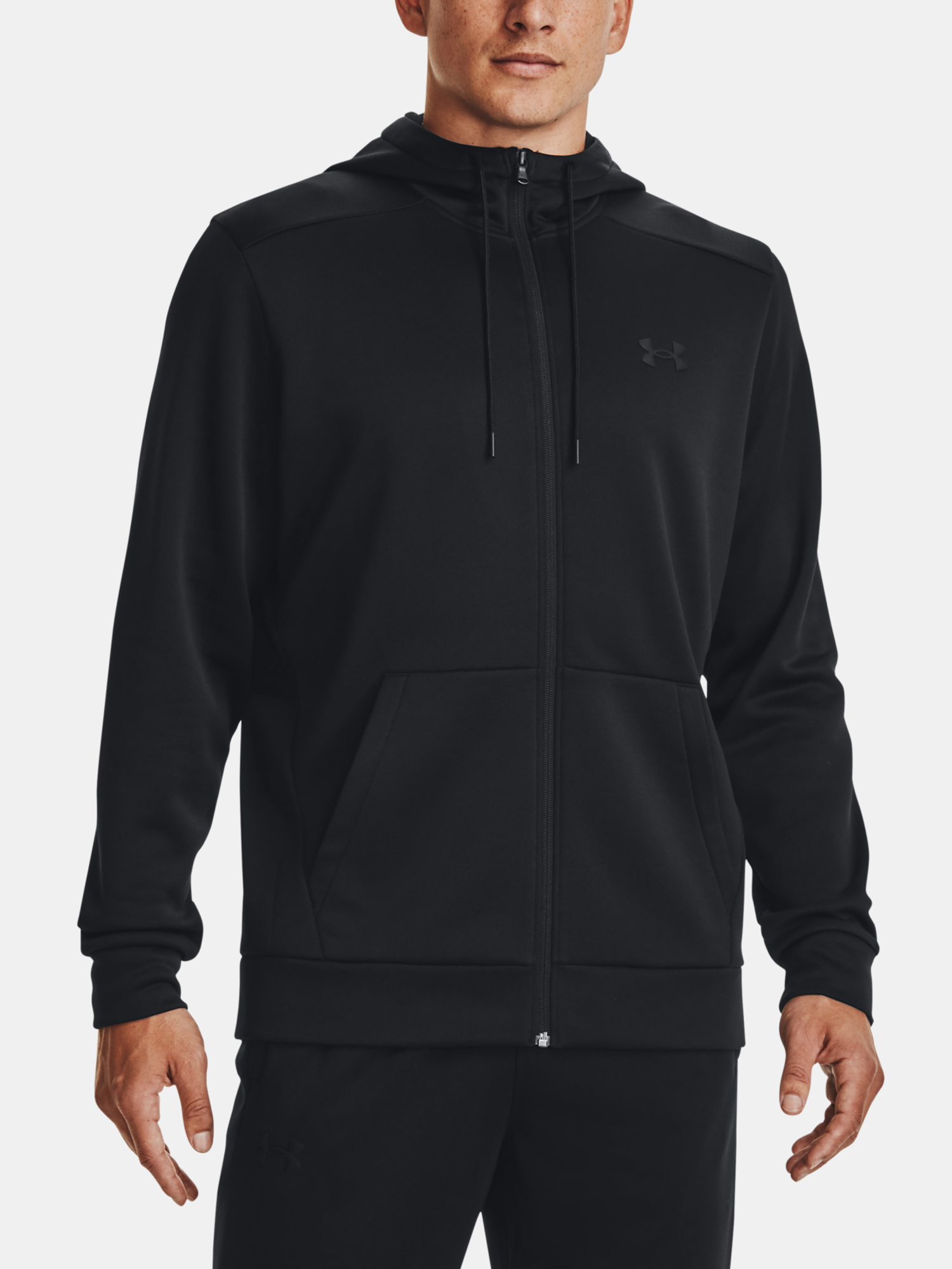 Under Armour Férfi Cipzáras Pulóver UA Armour Fleece FZ Hoodie