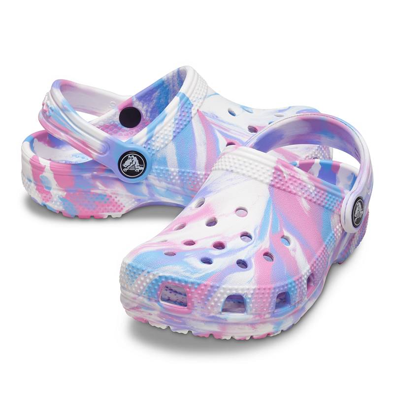 Crocs Gyerek Papucs Classic Marbled Clog T