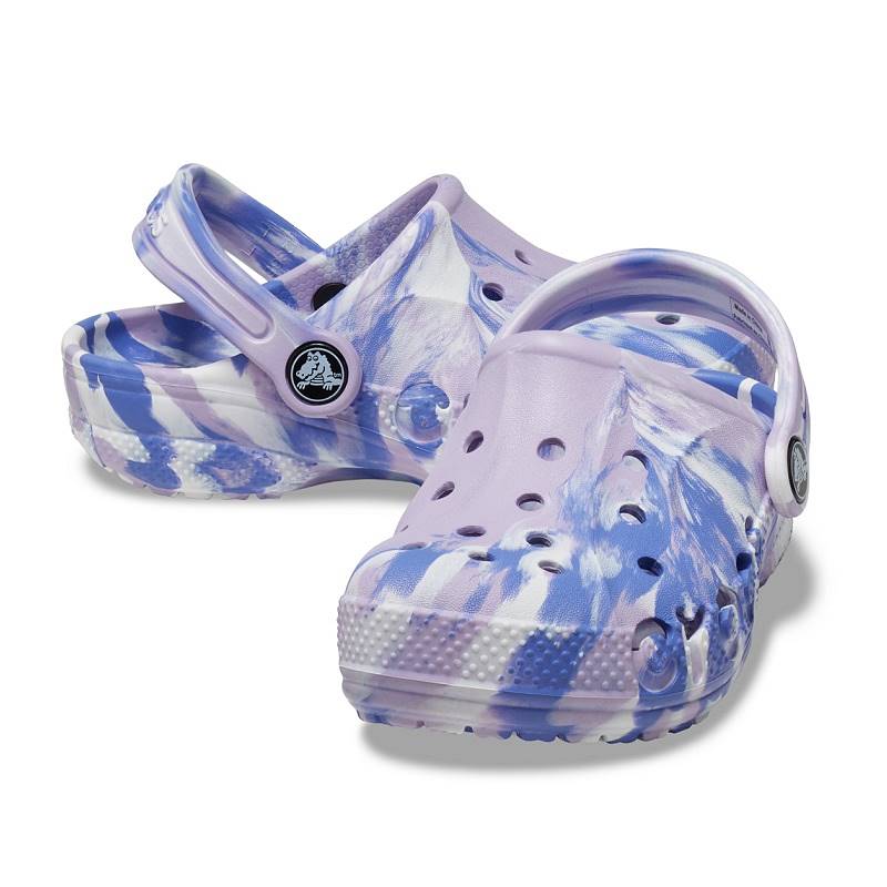Crocs Gyerek Papucs Baya Marbled Clog T