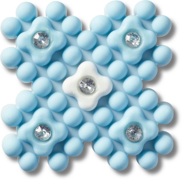 Crocs Jibbitz Beaded Blue Flower