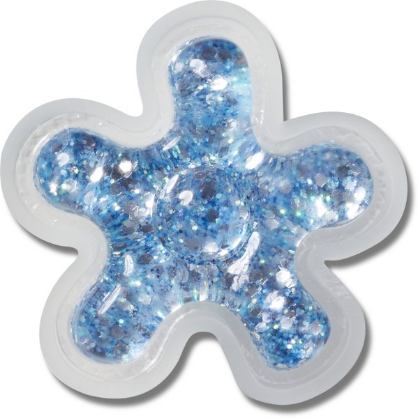 Crocs Jibbitz Blue Squish Filled Flower