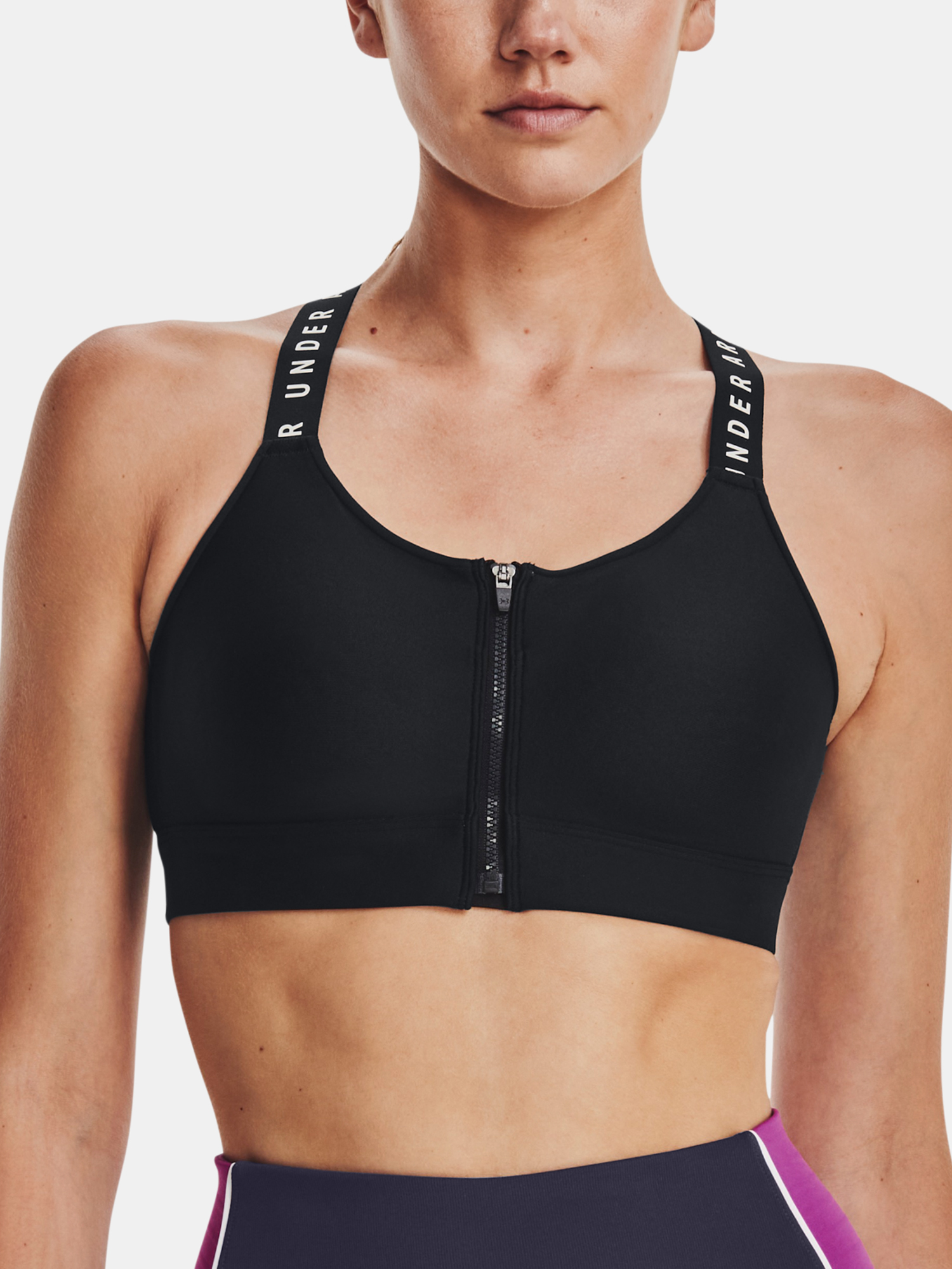 Under Armour Sportmelltartó UA Infinity High Bra Zip
