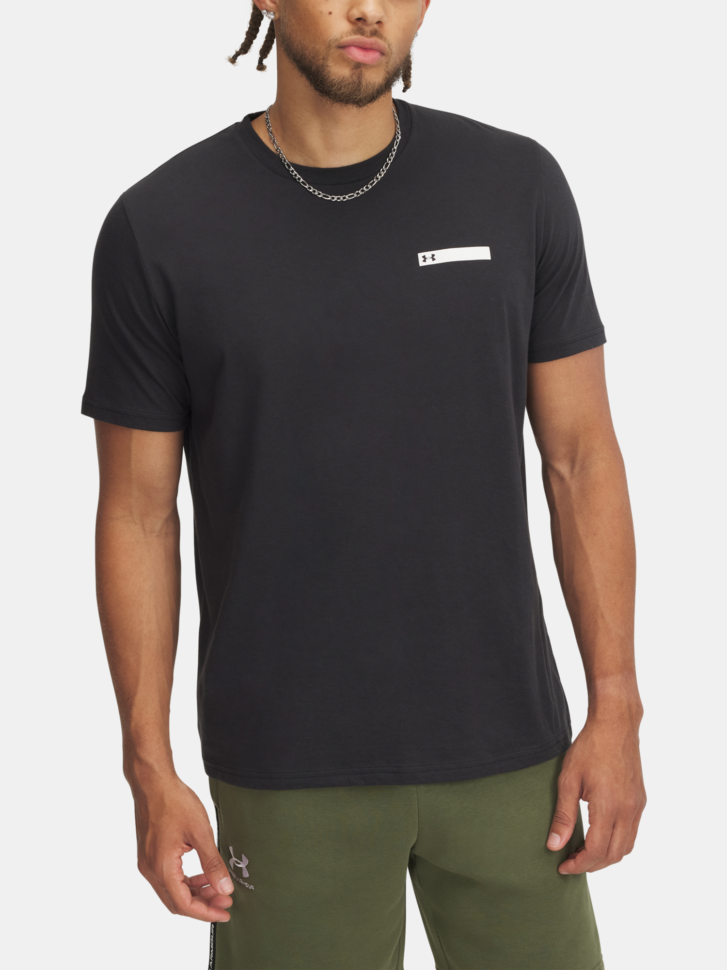 Under Armour Férfi Póló UA M LC STRIP LOGO SS