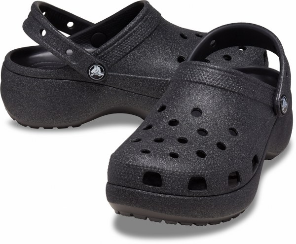 Crocs Papucs Classic Platform Glitter ClogW