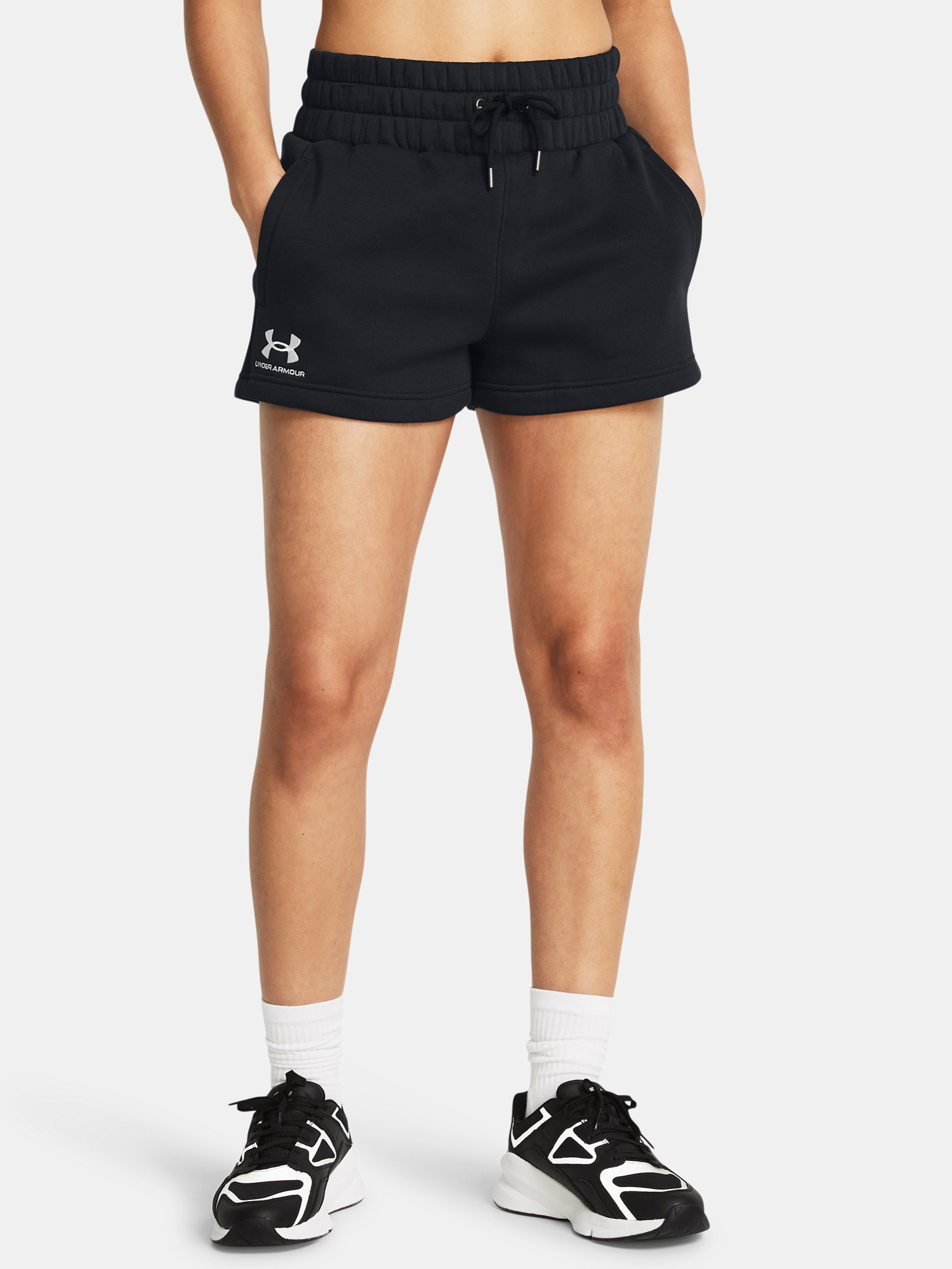 Under Armour Női Rövidnadrág UA Icon Fleece Boxer Shorts