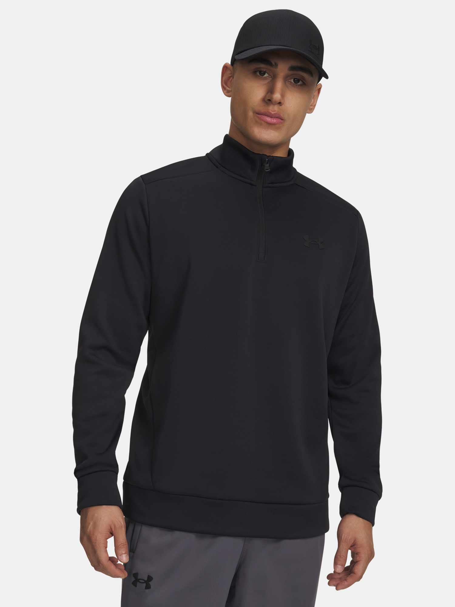 Under Armour Férfi Ezdőpulóver UA Armour Fleece 1/4 Zip
