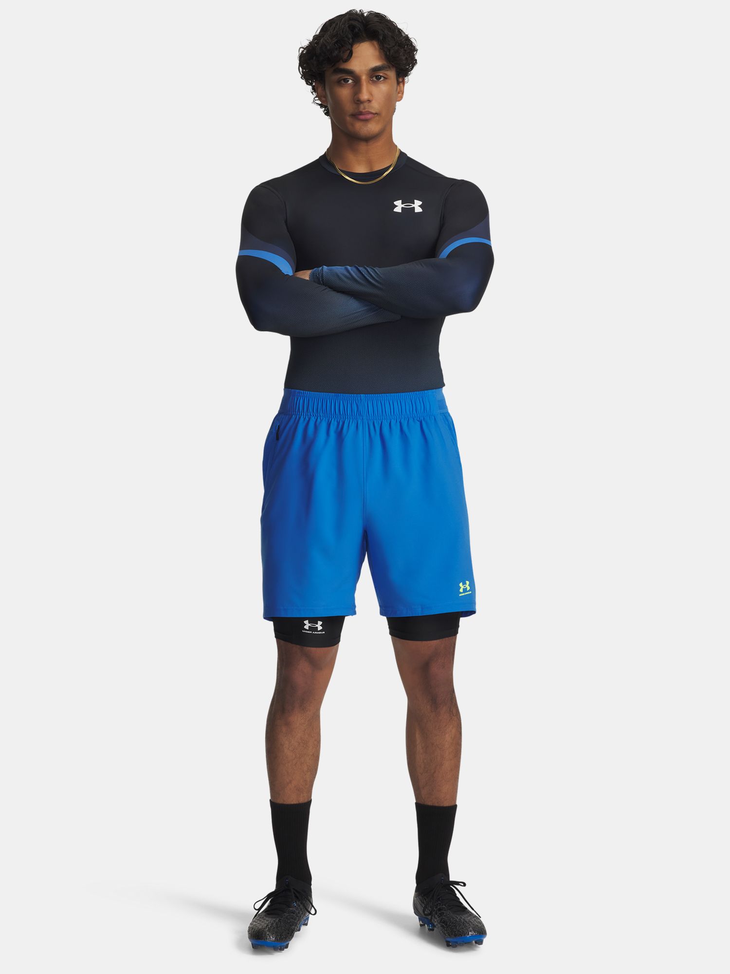 Under Armour Férfi Hosszú Ujjú Edzőpóló UA Heatgear Sub Crew LS