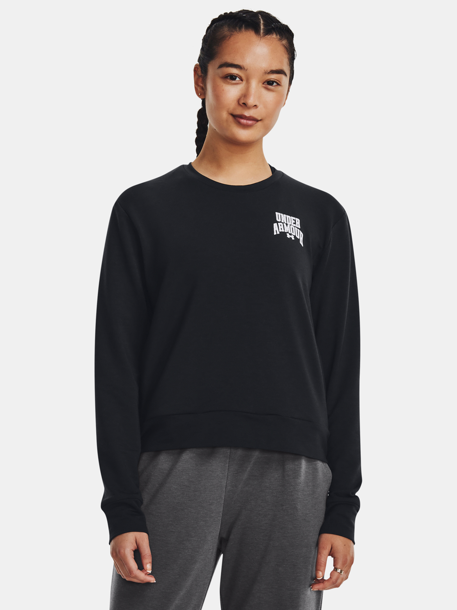 Under Armour Női Pulóver UA Rival Terry Graphic Crew