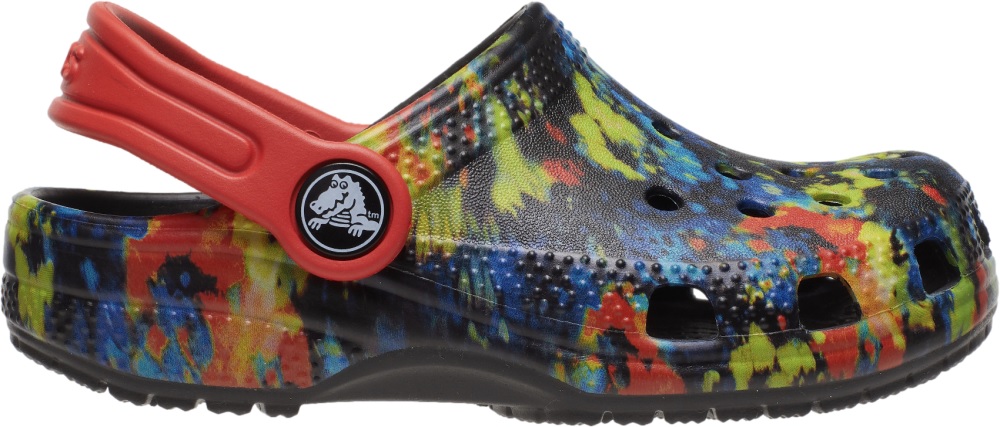 Crocs Gyerek Papucs Classic TieDye Graphic Clog T