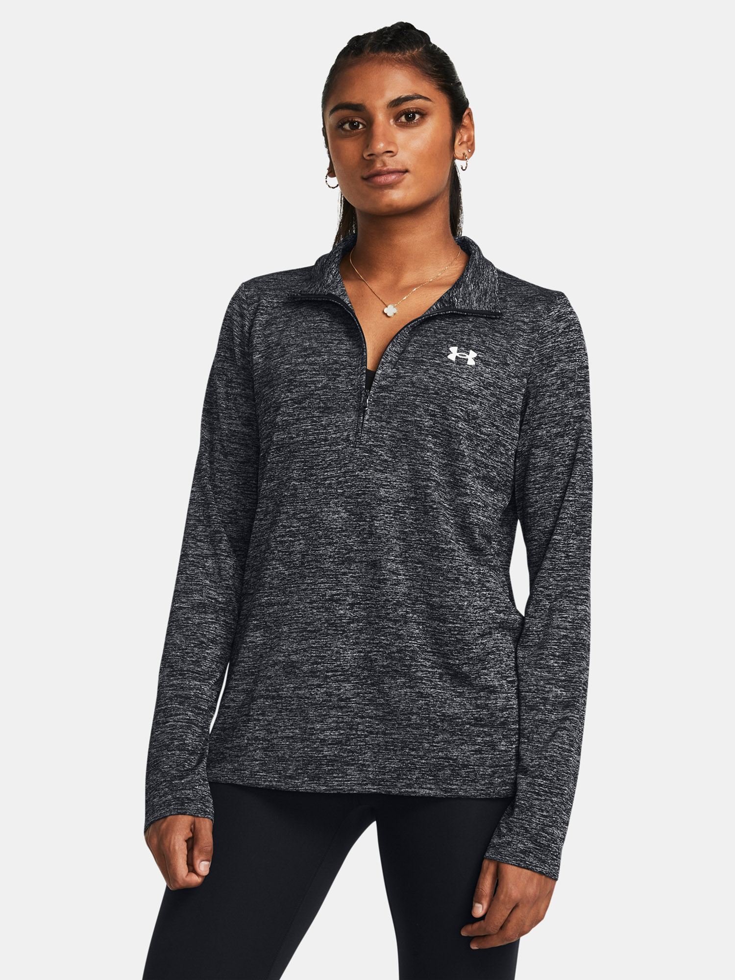 Under Armour Női Cipzáras Edzőpulóver Tech 1/2 Zip- Twist
