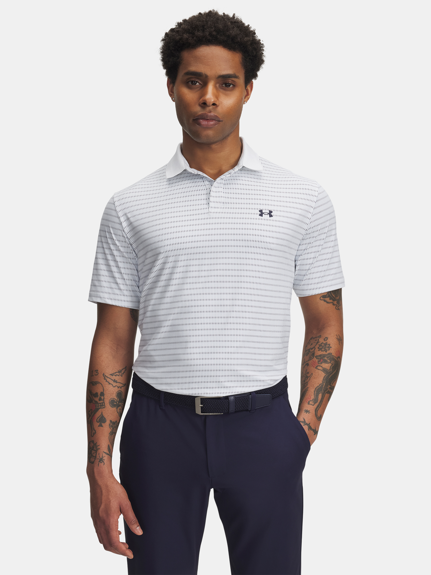 Under Armour Férfi Galléros Edzőpóló UA Drive Chill Printed Polo