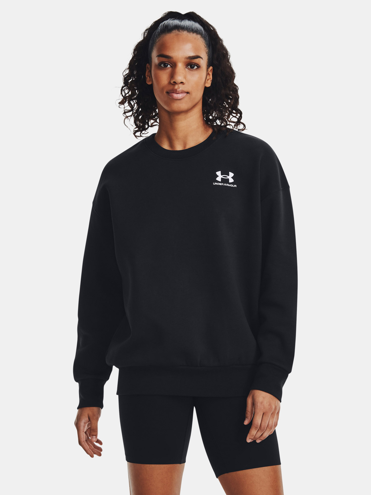 Under Armour Női Pulóver Essential Flc OS Crew