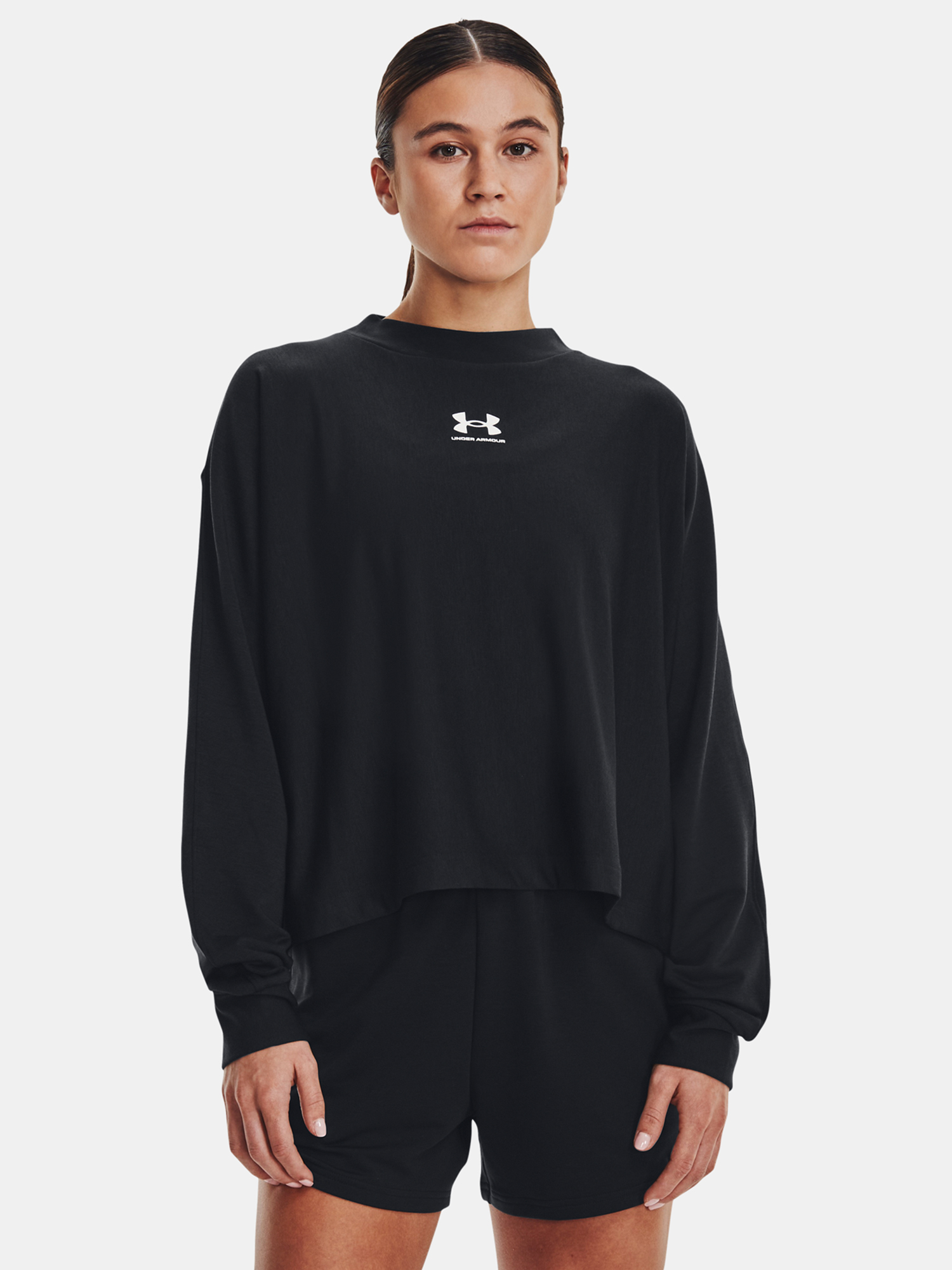 Under Armour Női Pulóver UA Rival Terry Oversized Crw
