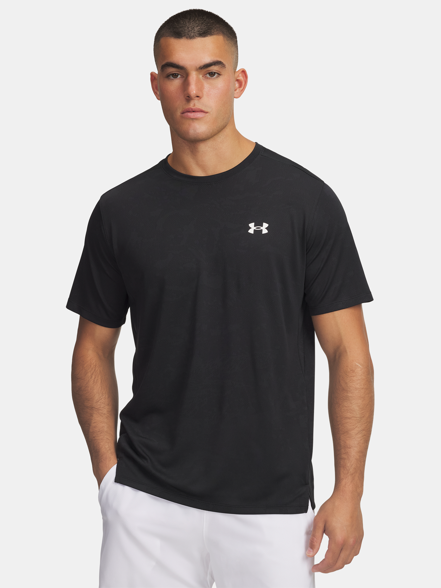 Under Armour Férfi Edzőpóló UA Tech Vent Jacquard SS