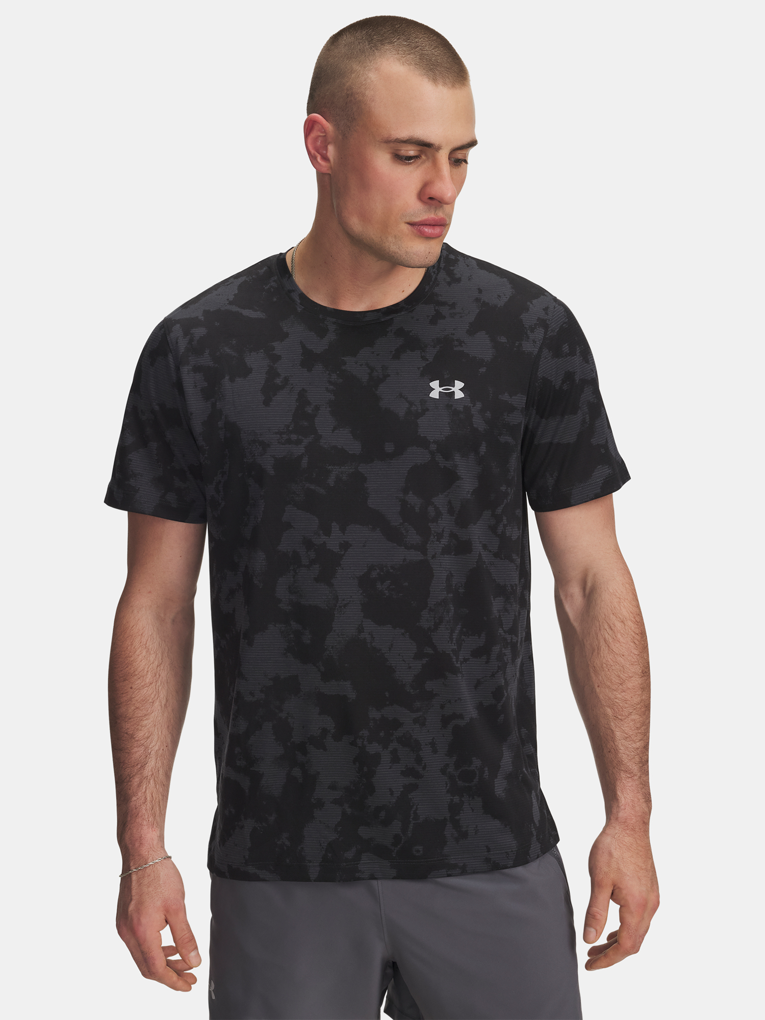 Under Armour Férfi Futópóló UA Launch Printed SS