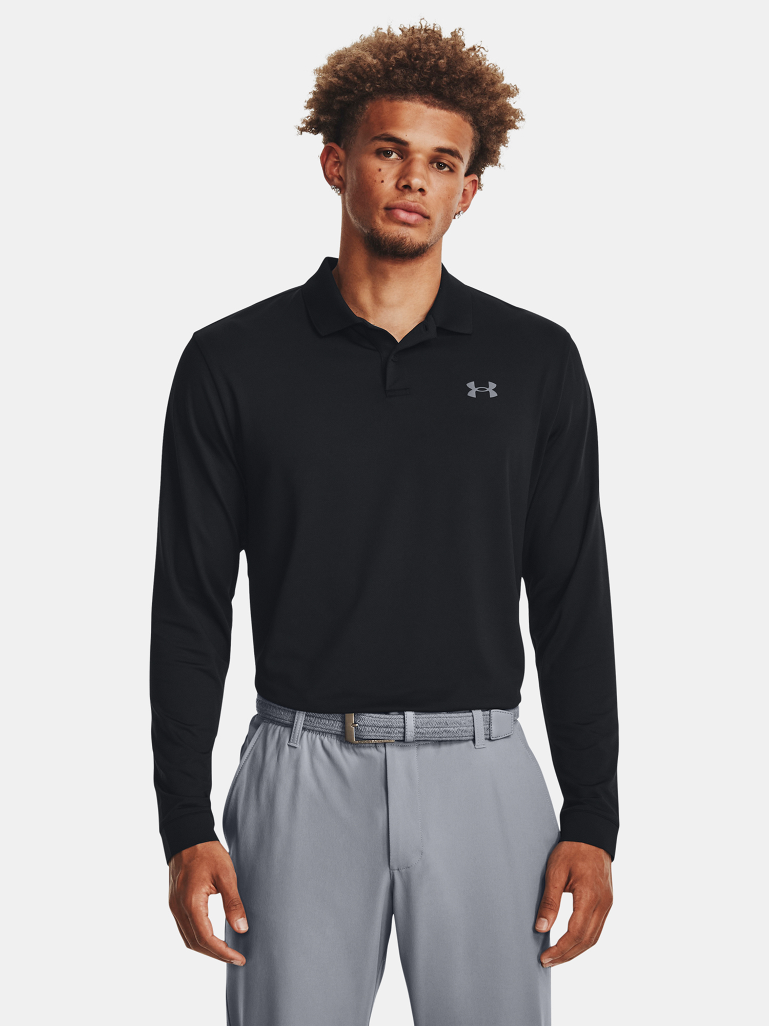 Under Armour Férfi Hosszú Ujjú Galléros Póló UA Performance 3.0 LS Polo