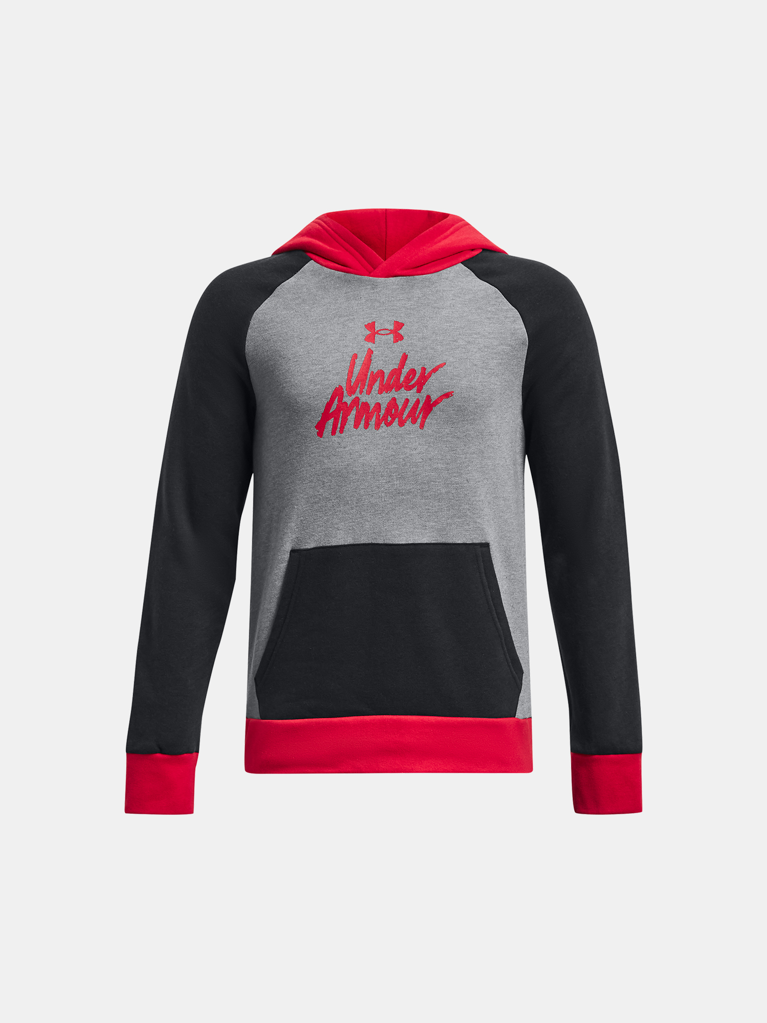 Under Armour Gyerek Pulóver UA Rival Fleece Script CB HD