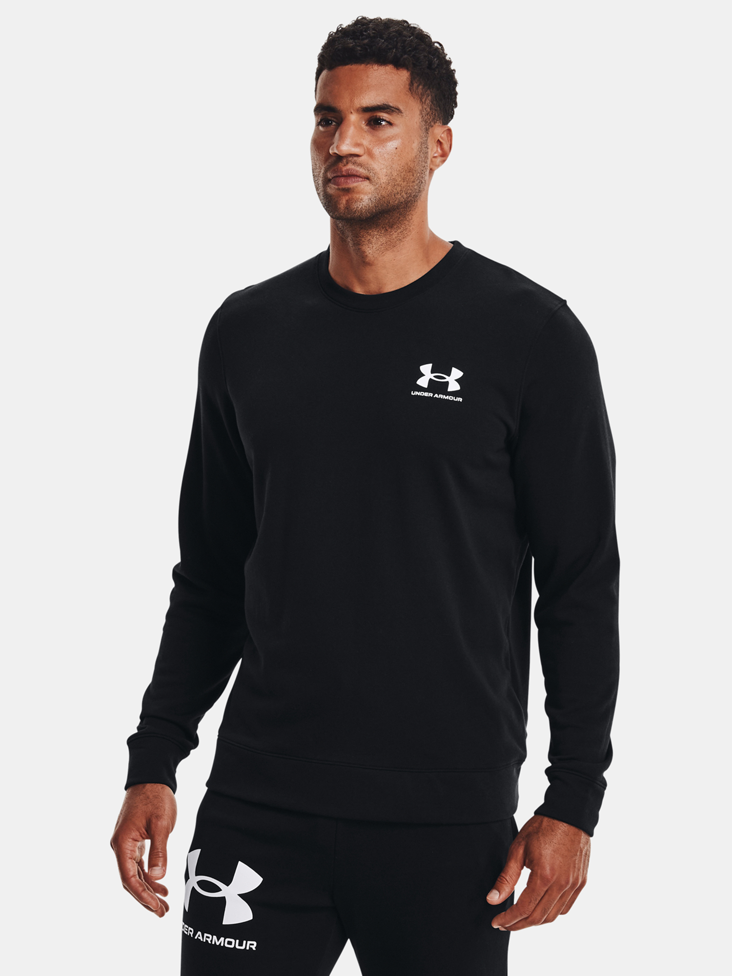 Under Armour Férfi Pulóver UA Rival Terry LC Crew