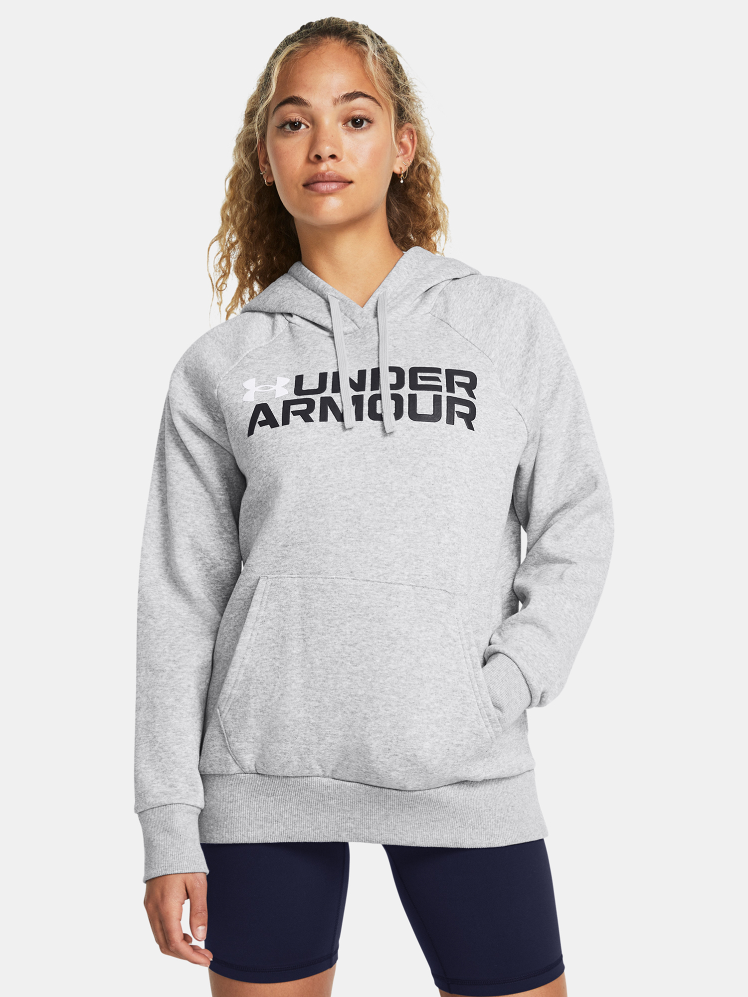 Under Armour Női Pulóver Rival Fleece Wordmark Hoodie