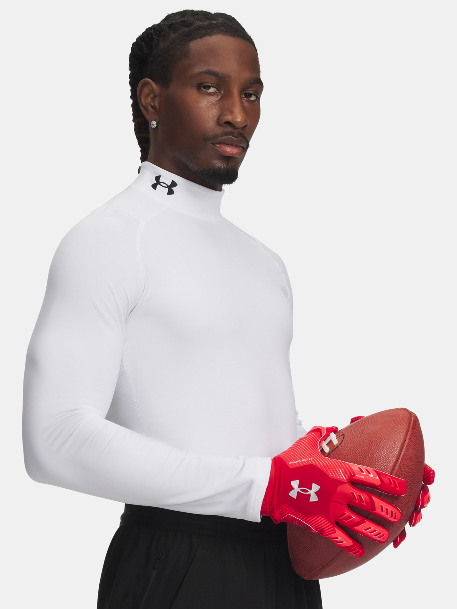 Under Armour Férfi Hosszú Ujjú Edzőpóló UA CG Armour Fitted Mock