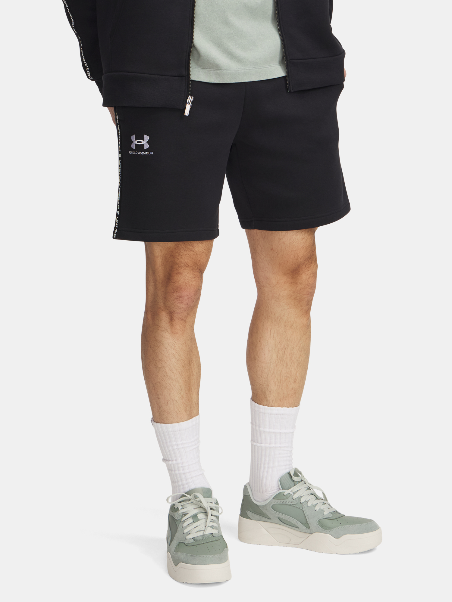 Under Armour Férfi Rövidnadrág UA Icon Fleece Short Taping
