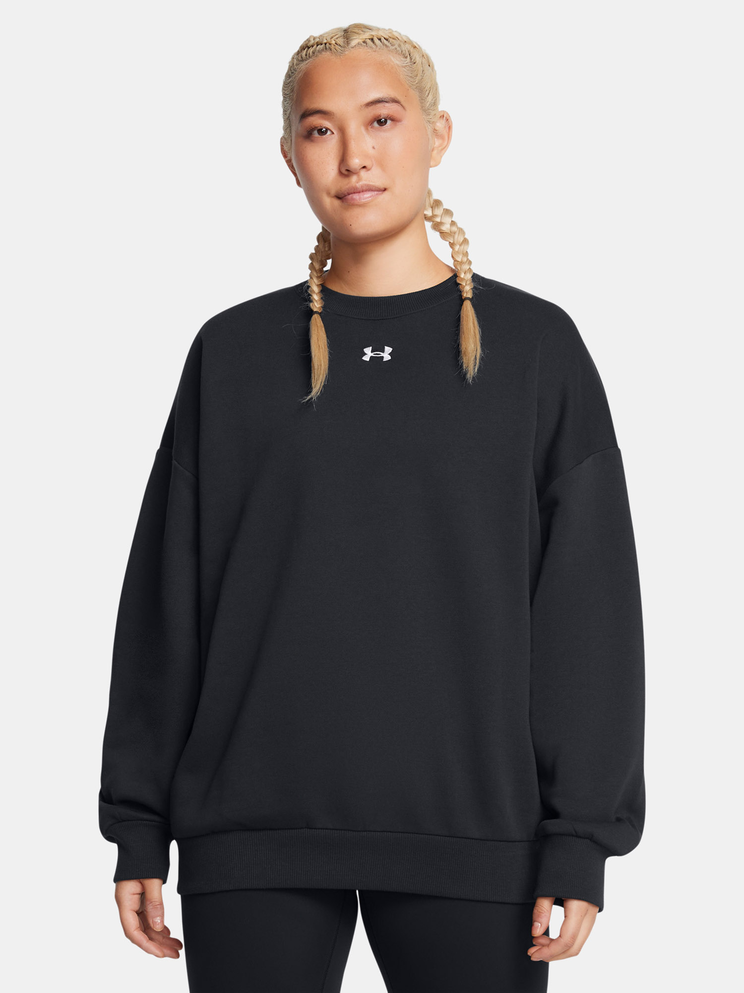 Under Armour Női Pulóver Rival Fleece OS Crew