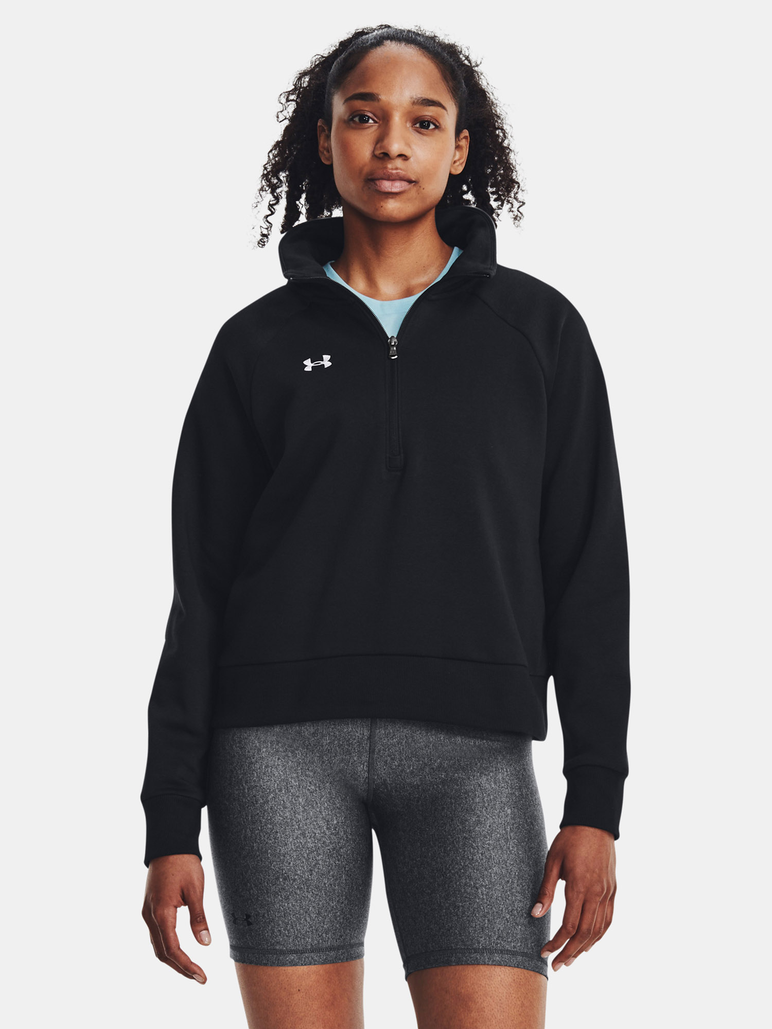 Under Armour Női Cipzáras Pulóver UA Rival Fleece HZ
