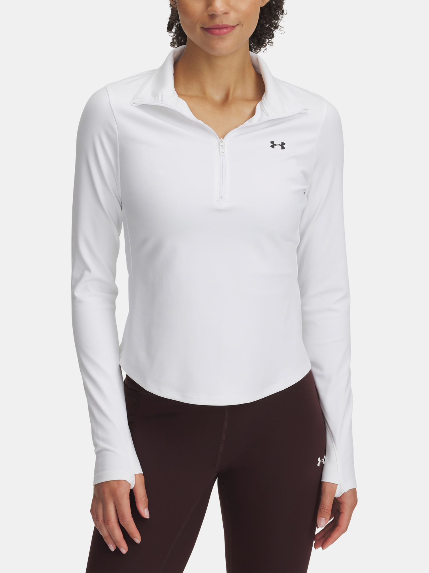 Under Armour Női Hosszú Ujjú Edzőpóló Motion 1/2 Zip EMEA