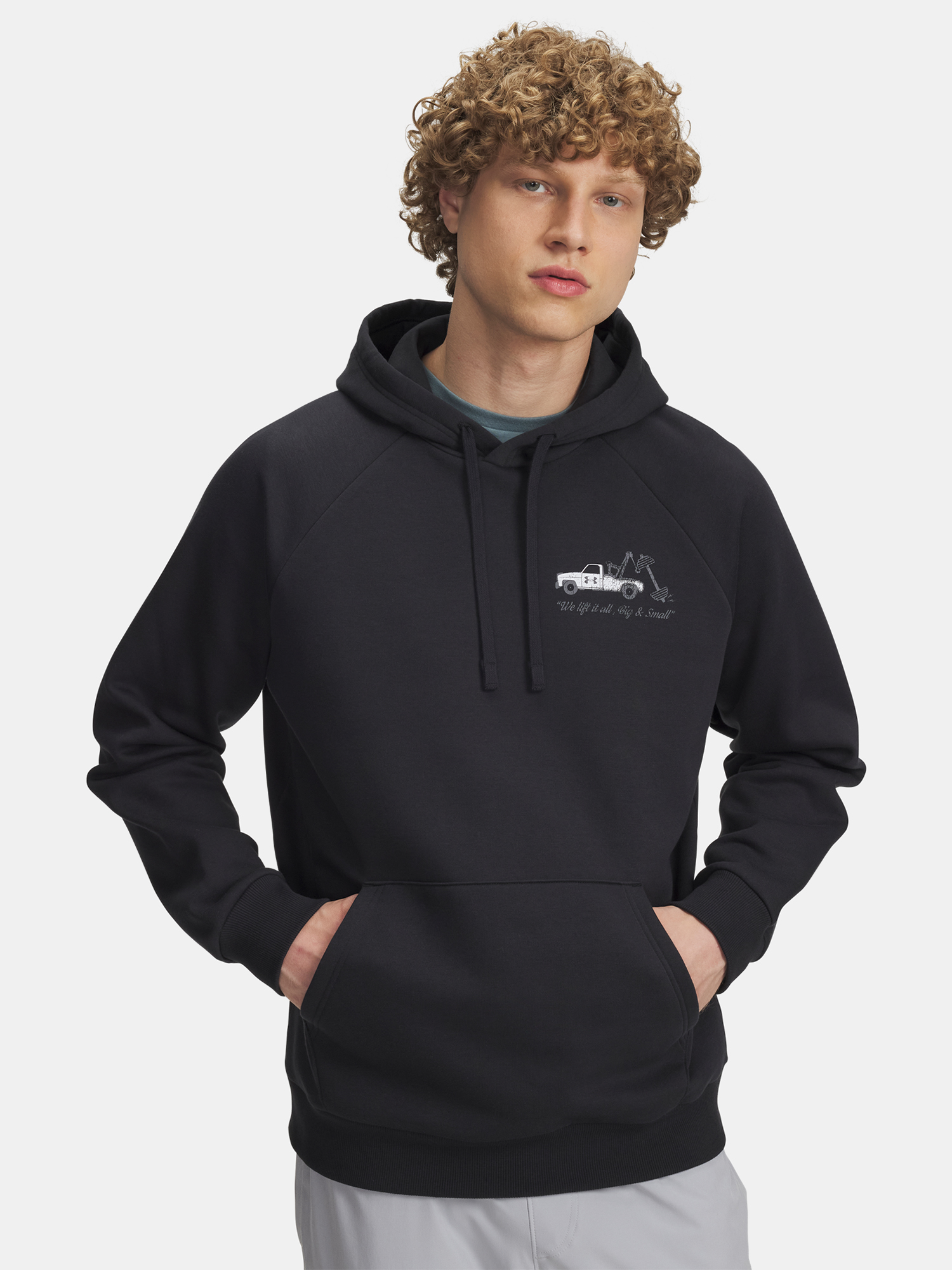 Under Armour Férfi Pulóver UA Rival Fleece HBR Logo HD