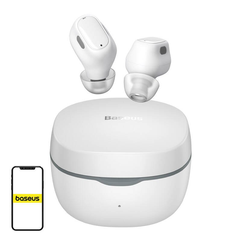 Baseus Bowie WM01 TWS Bluetooth Fülhallgató Fehér