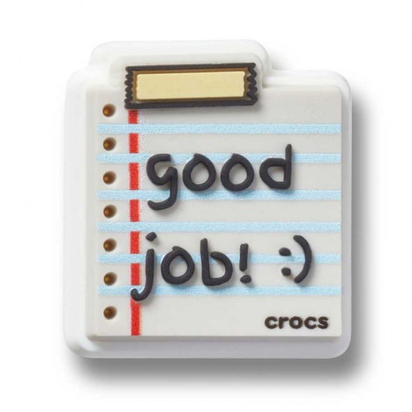 Crocs Jibbitz Good Job Notepad