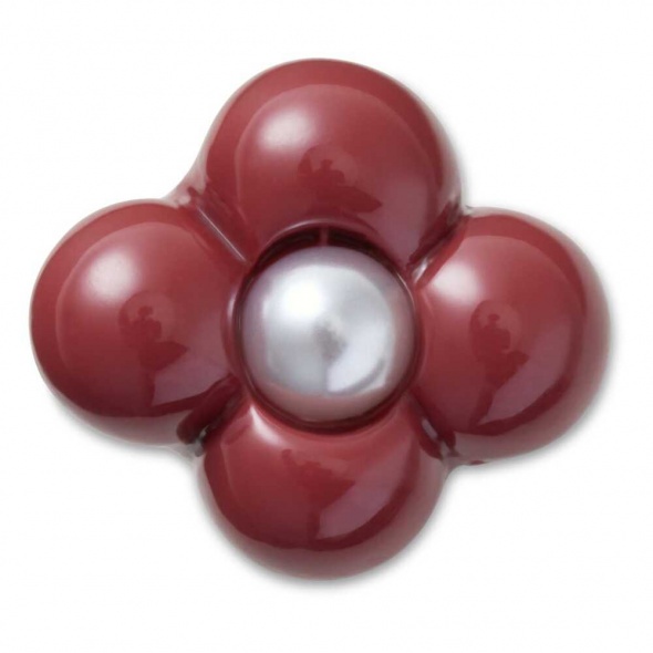 Crocs Jibbitz Expressive Floral Maroon