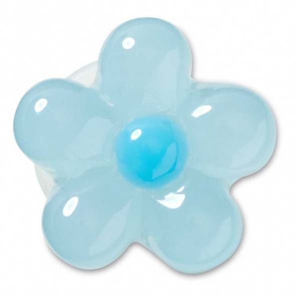 Crocs Jibbitz Expressive Floral Light Blue