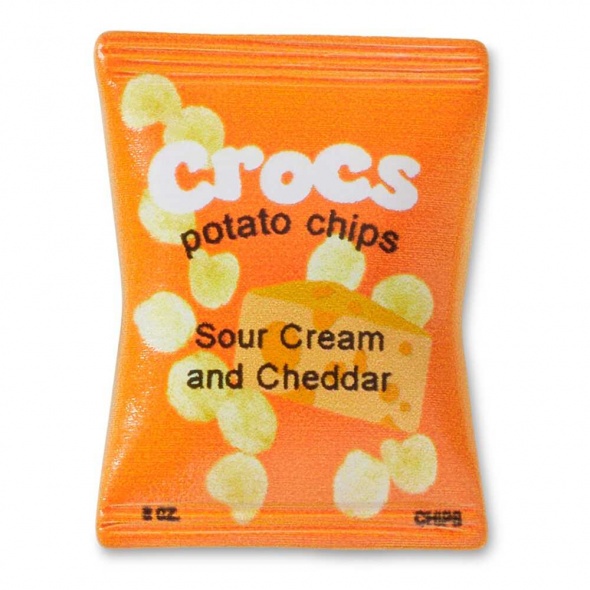 Crocs Jibbitz Orange Chip Bag