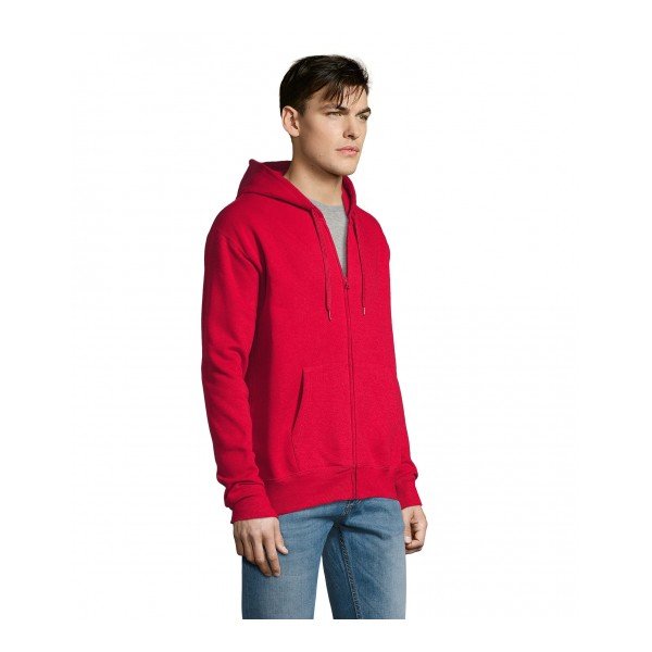 Sol's Férfi Cipzáras Pulóver Sols Seven