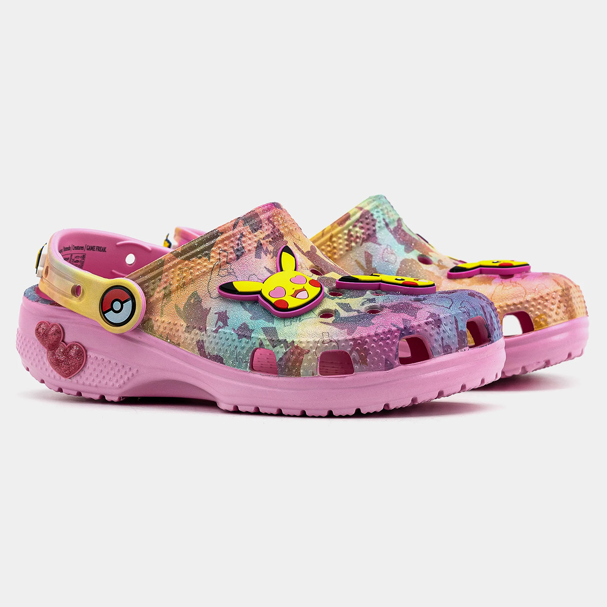 Crocs Gyerek Papucs Pikachu Pink Classic Clog K