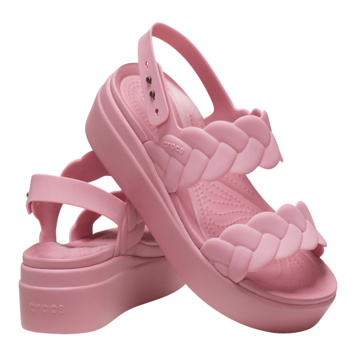 Crocs Szandál Brooklyn Woven Upper Low Wedge