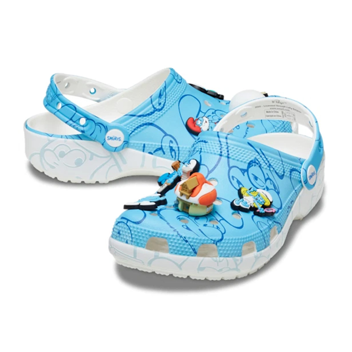 Crocs Papucs Smurfs Classic Clog
